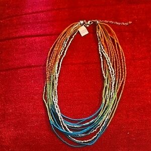Lia Sophia Earthy Multi-Strand Necklace NWT